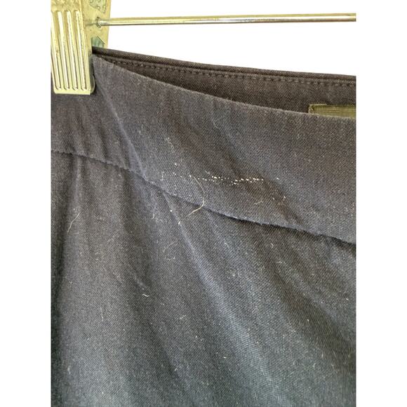 Talbots Navy Blue Career Office Business Chatham Crop Dress Pants Size 8 - Picture 5 of 11